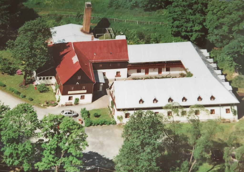 Pension Untere Rauner Muehle Bad Brambach Exterior photo