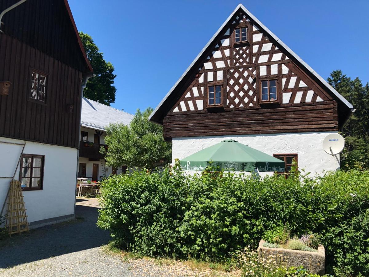 Pension Untere Rauner Muehle Bad Brambach Exterior photo