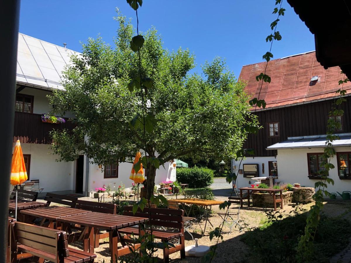 Pension Untere Rauner Muehle Bad Brambach Exterior photo